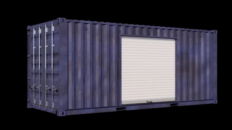 20ft Storage Container With Roll-Up Door