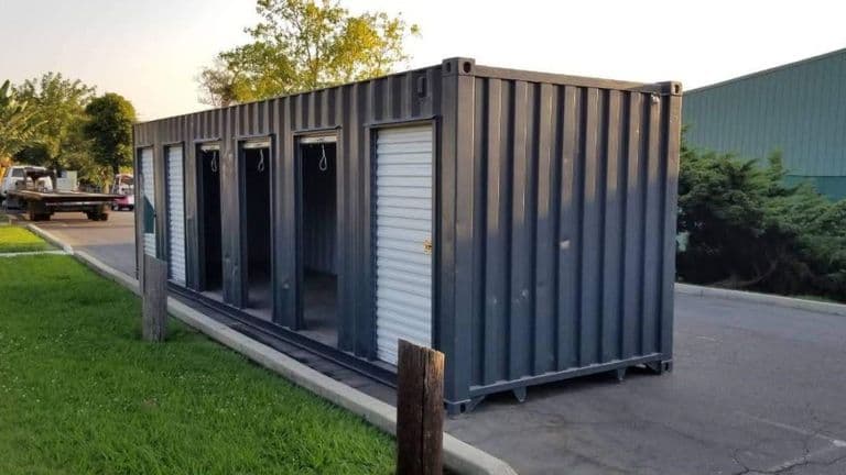 Shipping Container with Roll-Up Doors