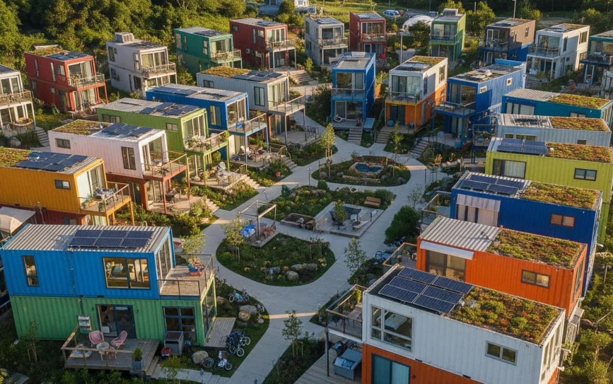 Building a Self-Sufficient Compound with Shipping Containers: A Complete Guide