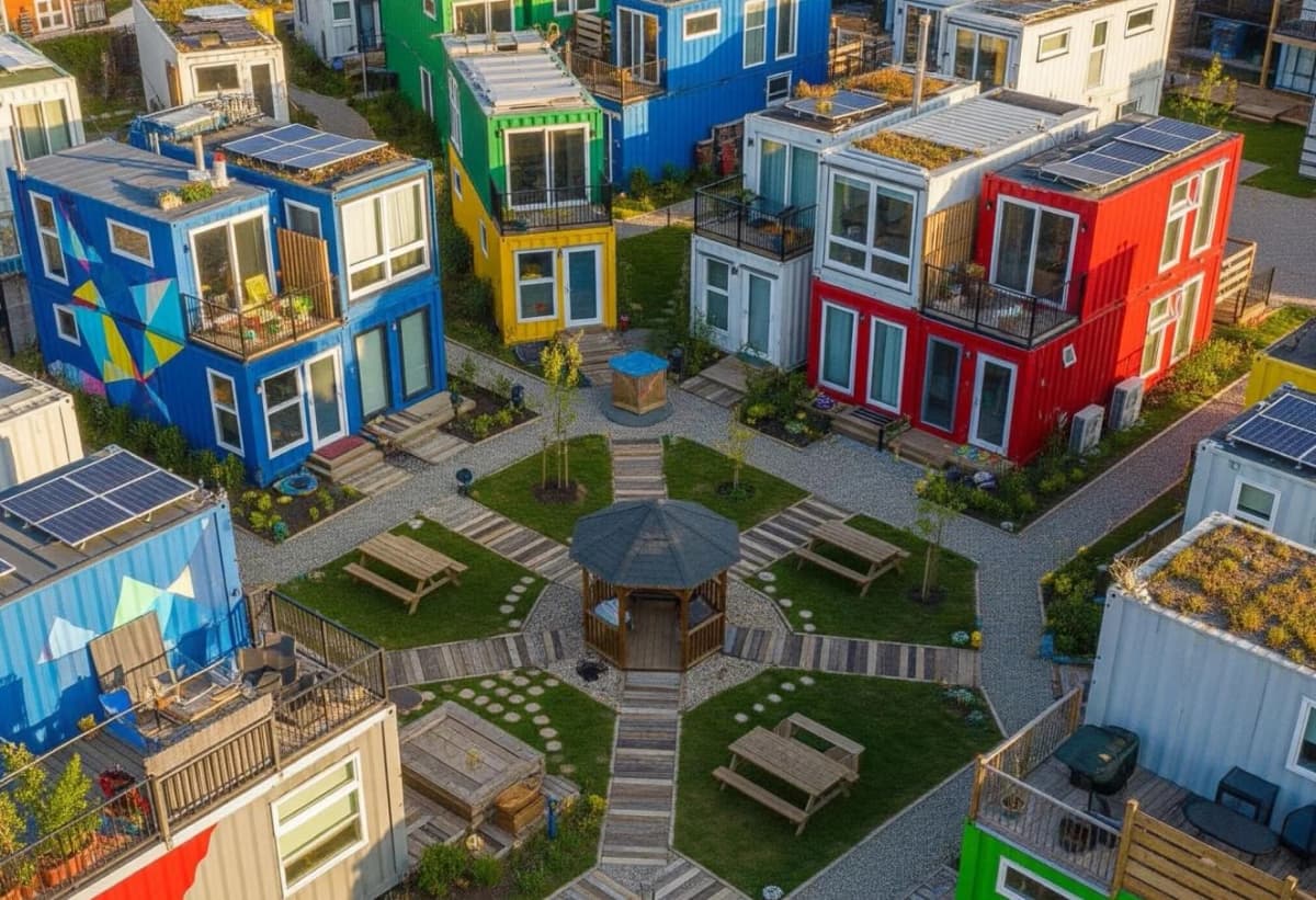 Building a Self-Sufficient Compound with Shipping Containers: A Complete Guide