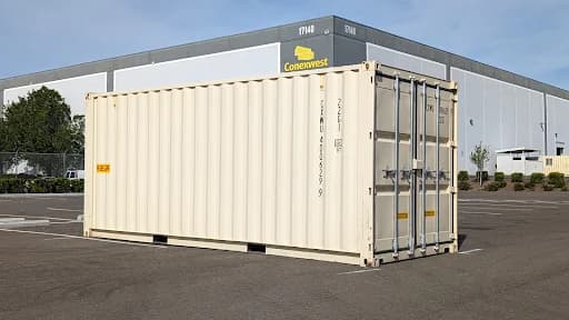 20ft Standard Storage Container w/ Doors on Both Ends