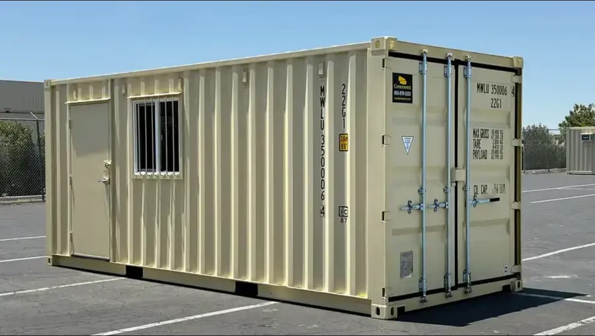 20ft Combo Office and Storage for Sale.