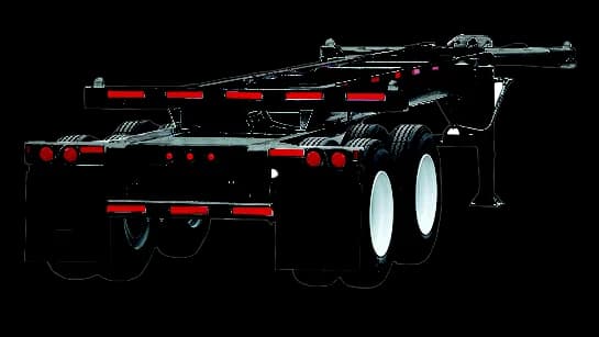 20ft intermodal container chassis