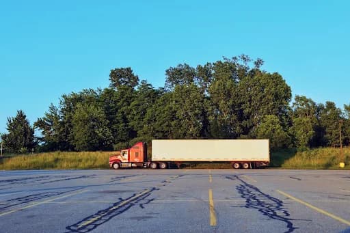 A semi-trailer