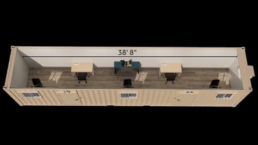 40ft High Cube (9.5ft) Storage Container with Doors on Both Ends
