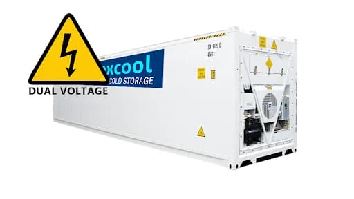 40ft High Cube Refrigerated ISO Container Dual Voltage