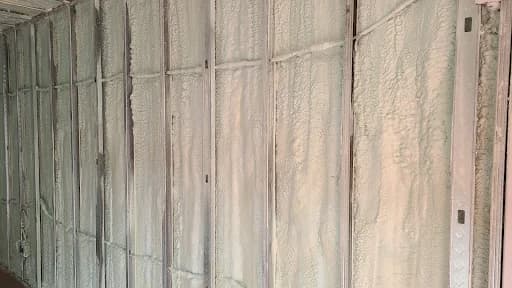 Spray foam insulation