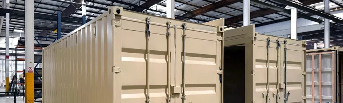 Conexwest yard and containers