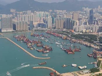 Port in Hong Kong