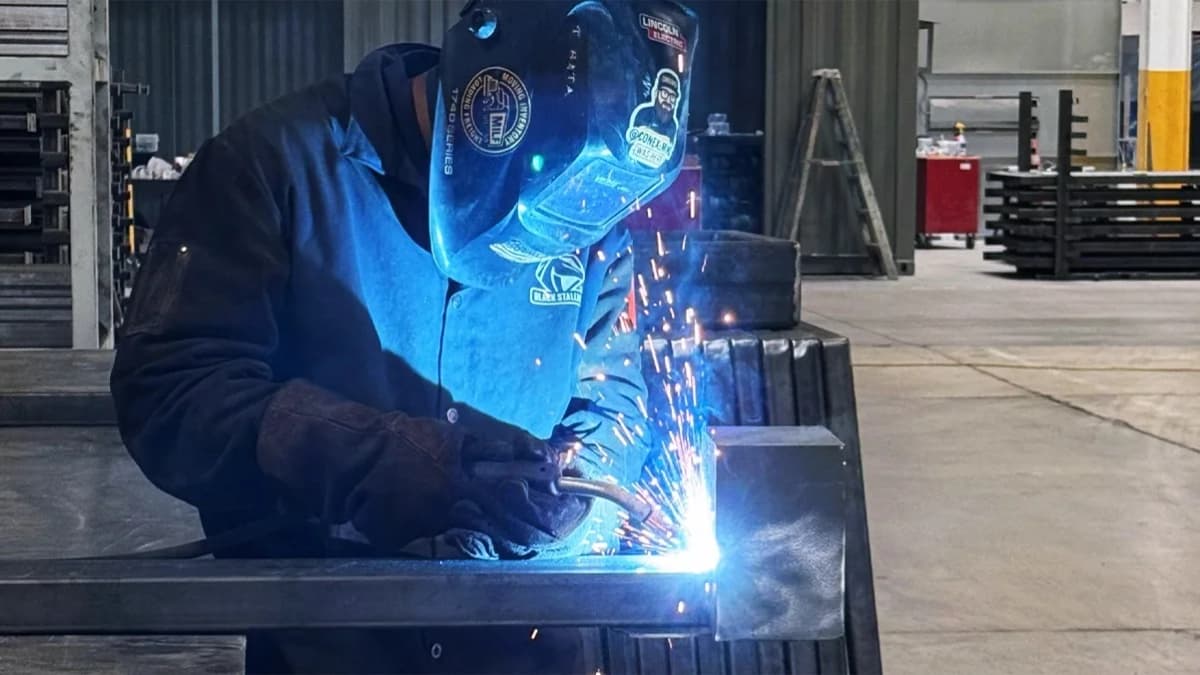 Metall welding process