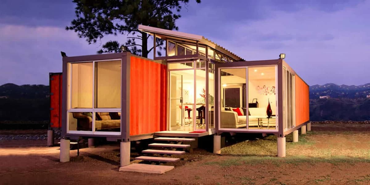 Shipping container houses
