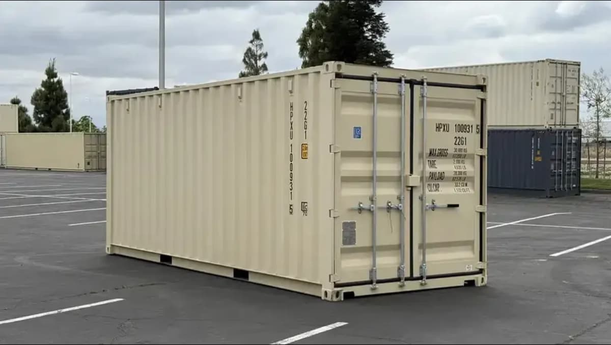 A 20ft container.