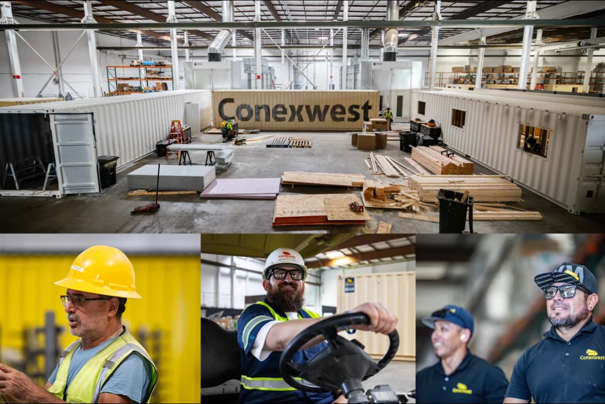 Conexwest team image grid.