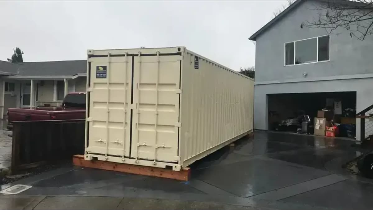 delivering shipping containers
