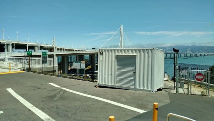 Image of a customized shipping container.