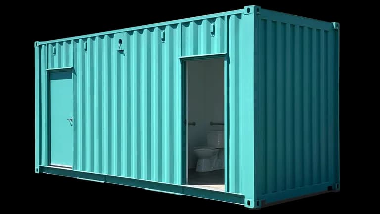 20ft High Cube New 2x ADA Restroom Container