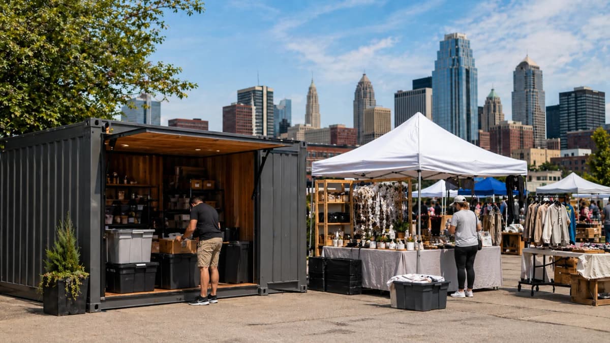 an AI generated image of event pop-up in Kansas City