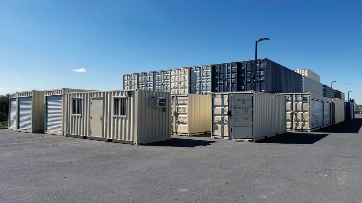 A lot of containers image
