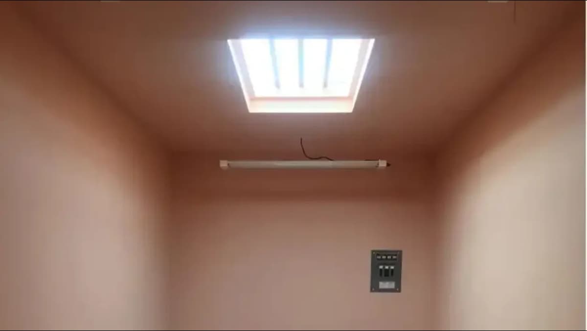 Skylight for shipping containers.