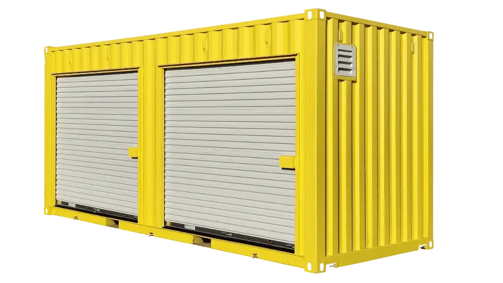 20ft Hazmat Storage w/ Dual Roll-up Doors