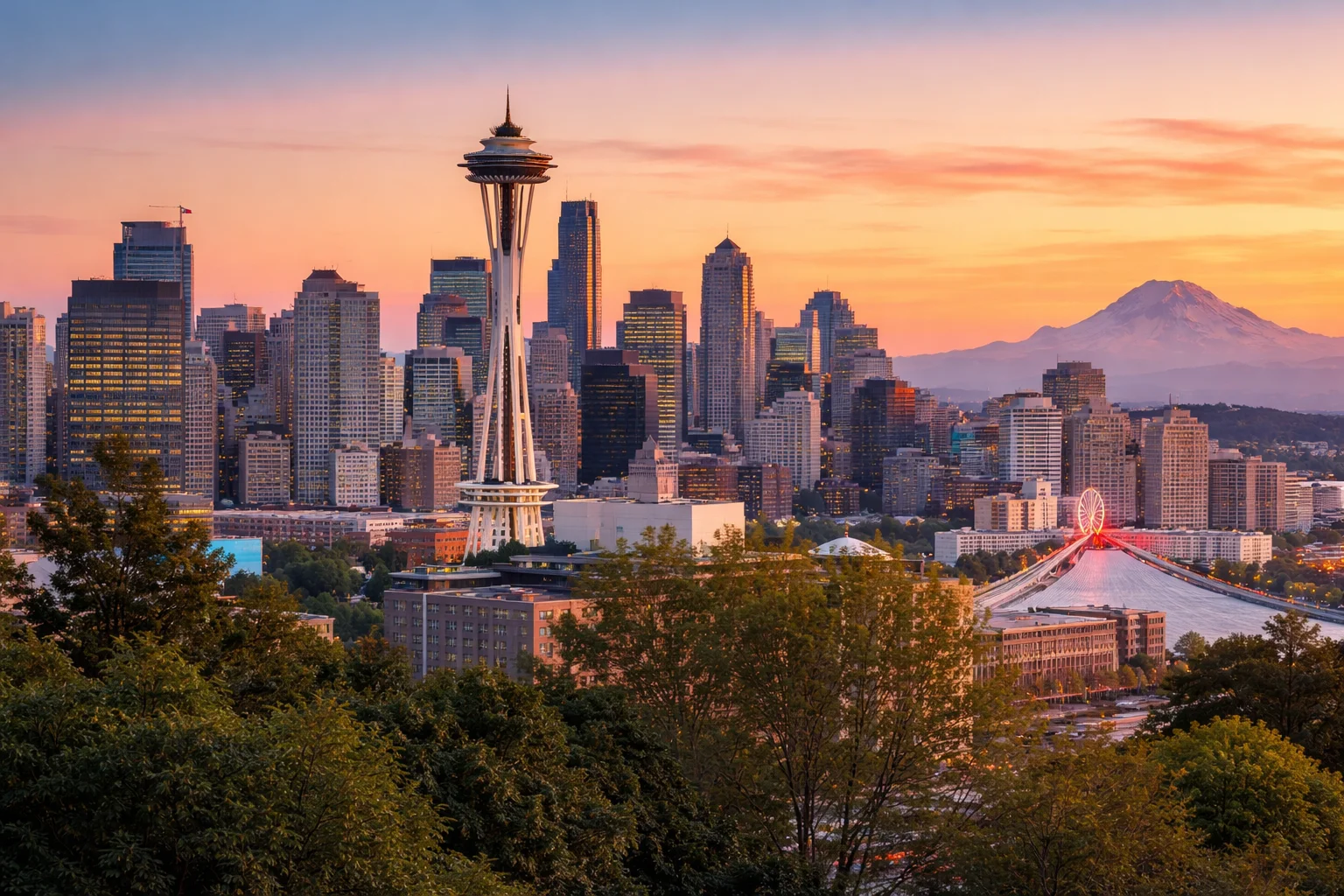 An AI generated image of Seattle