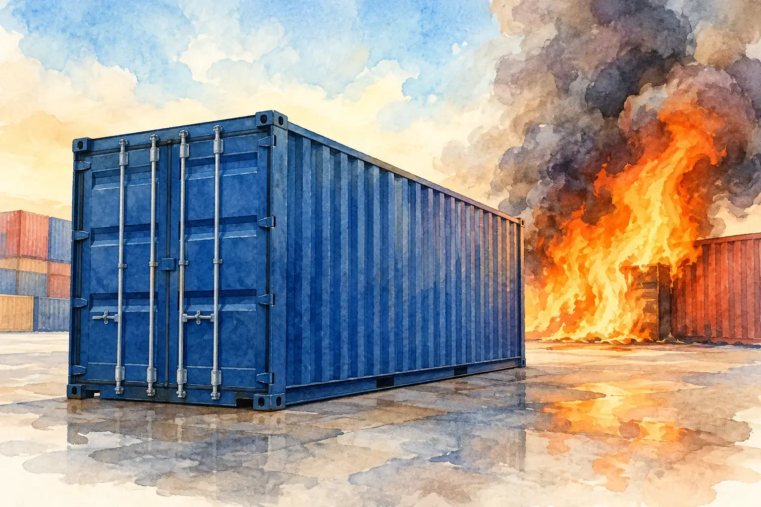 Are Shipping Containers Fireproof? Steel's Limits