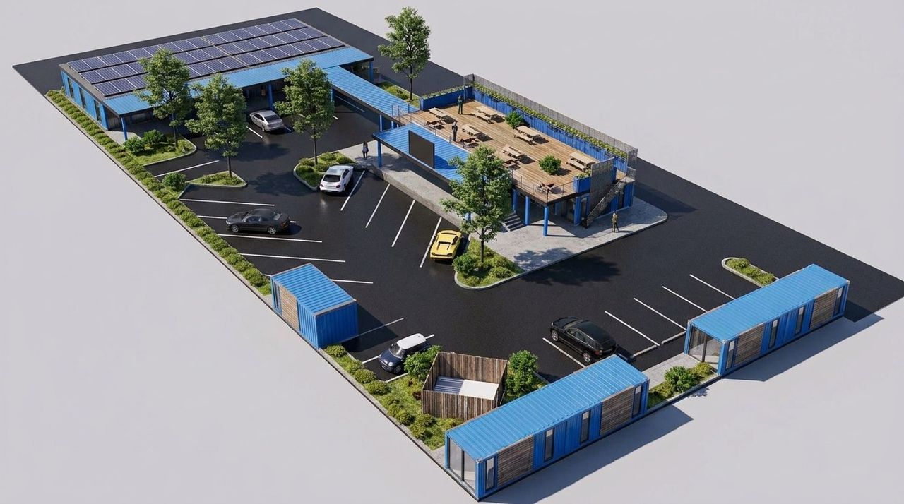 Atlantic City Orange Loop mixed-use container park