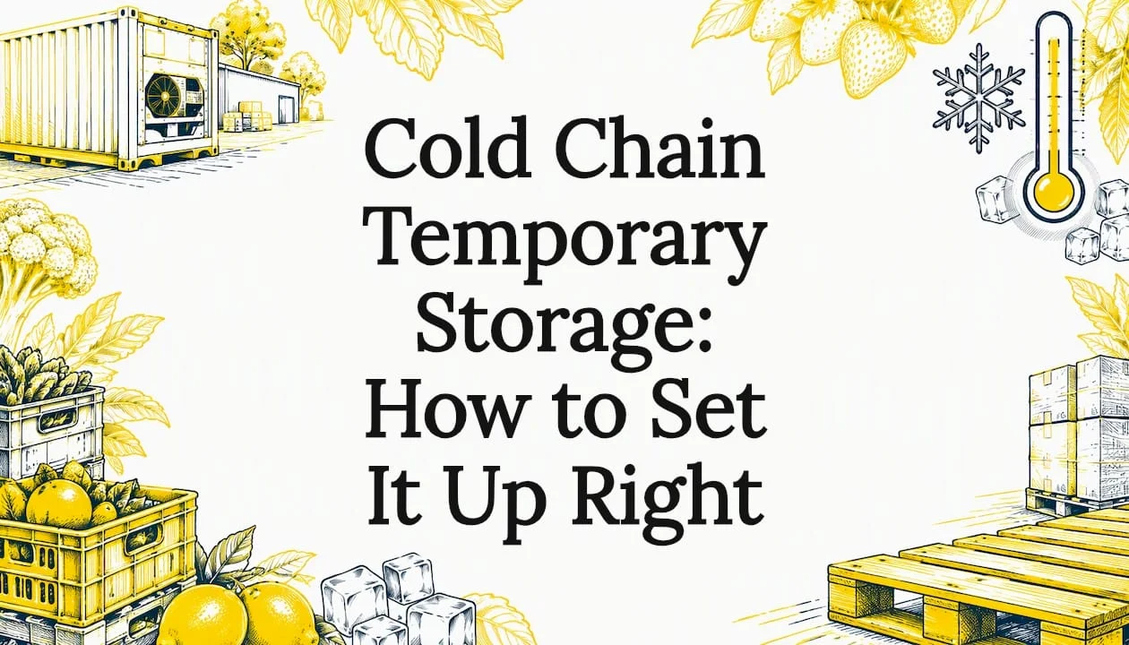 Cold Chain Temporary Storage: How to Set It Up Right