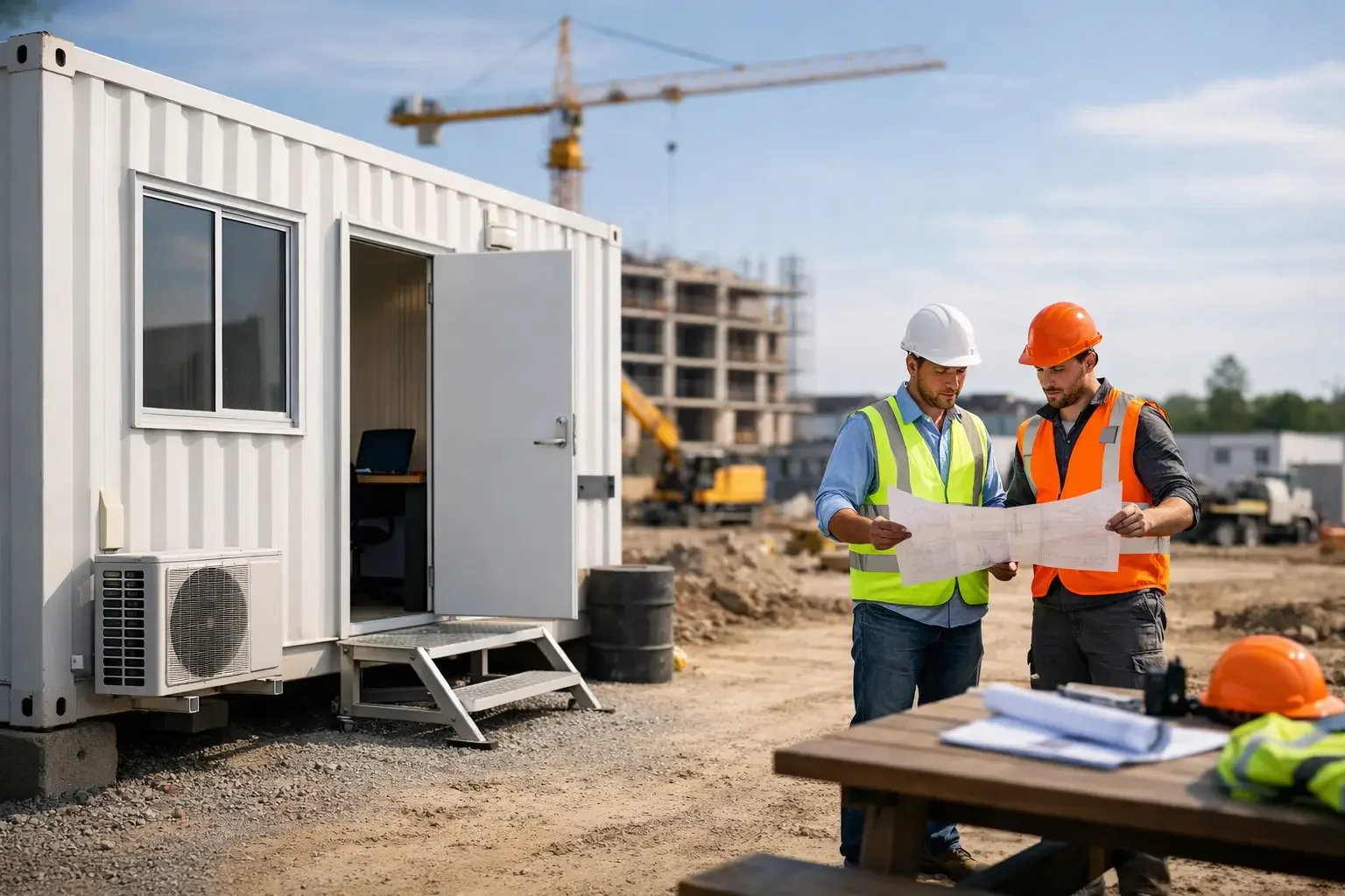 Container Office Planning for Active Job Sites