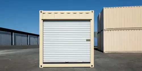 Containers with roll-up doors