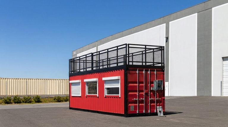 Custom Broadcast Container for High School