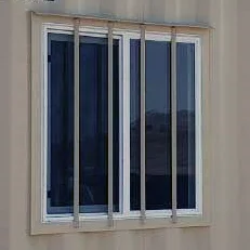 Dual Paned Sliding Windows w/ Security Bars