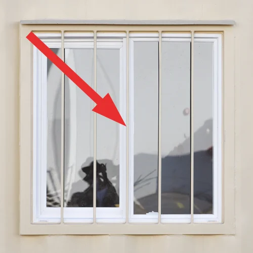Dual-Paned Sliding Windows with Security Bars