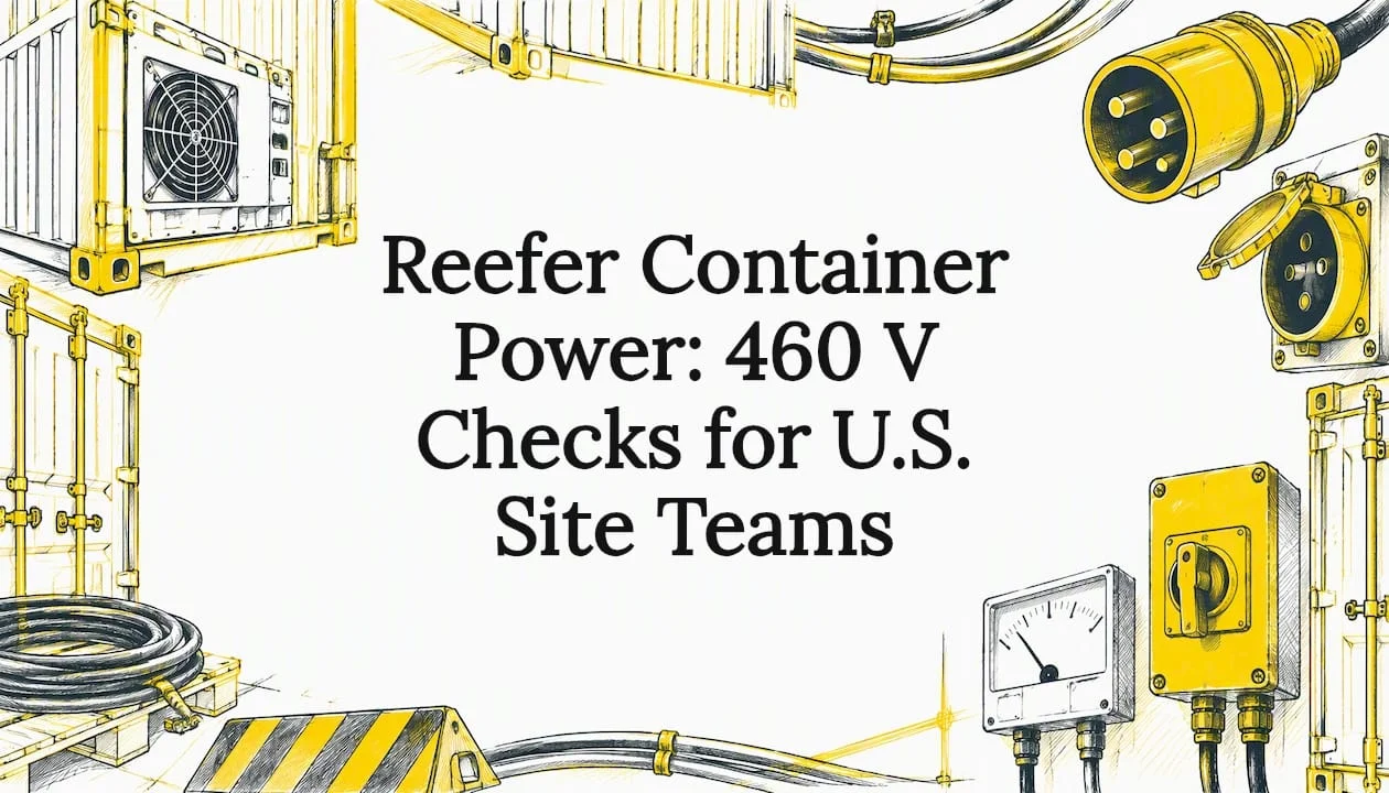 Reefer Container Power: 460 V Checks for U.S. Site Teams