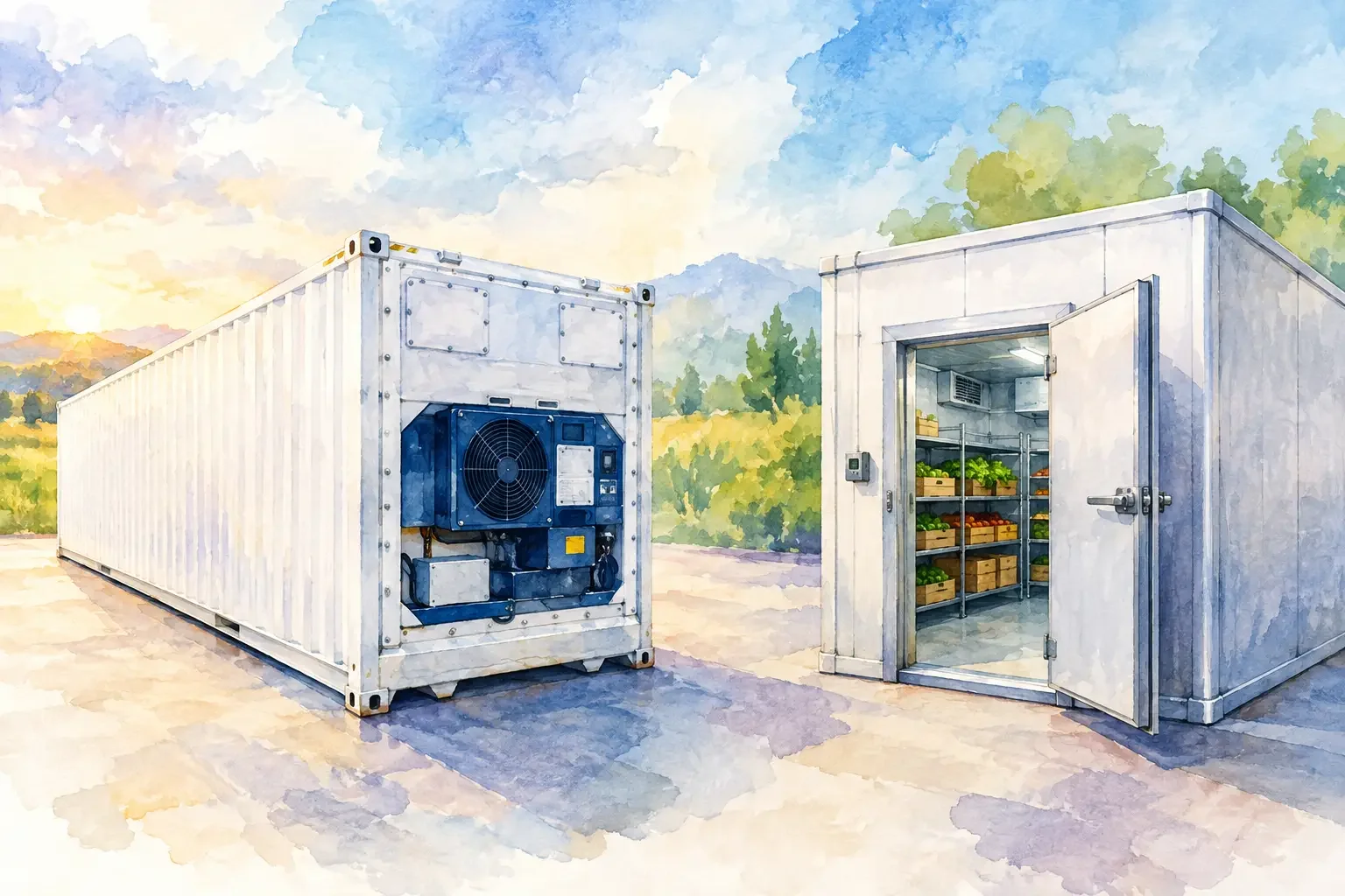 Reefer Versus Walk In Cooler for Your Site