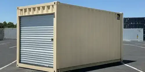 Roll-up door container