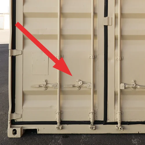 Secure Cargo Doors with Locking Rods