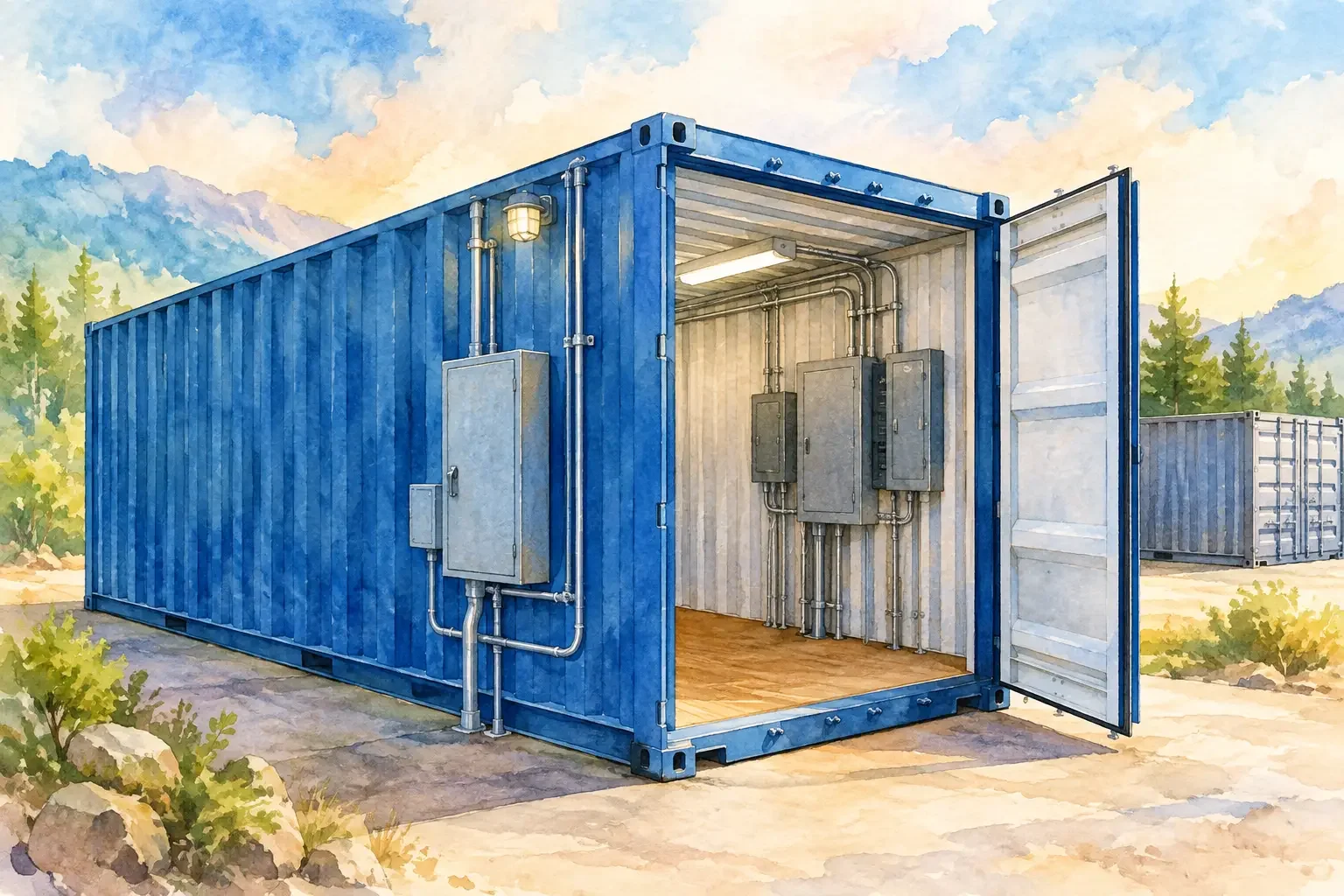 Shipping Container Electrical Installation Guide