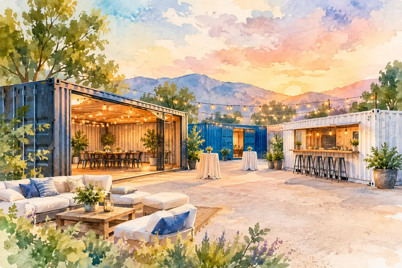 Shipping Container Event Space Rental Options