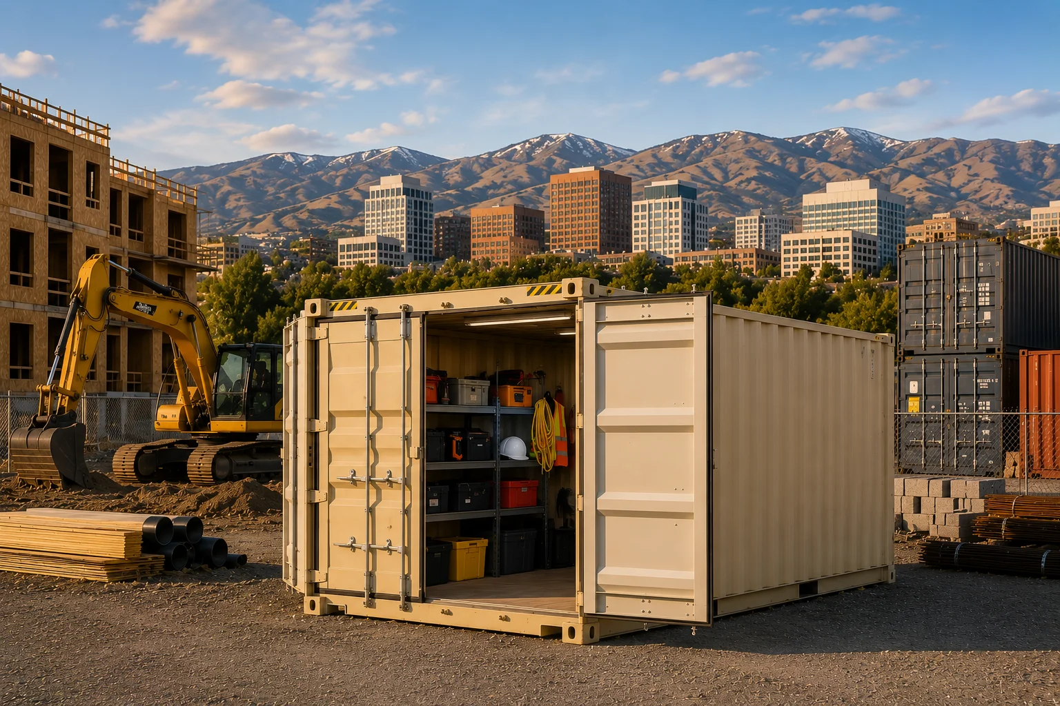 Shipping Container Uses in Boise Construction, Storage And Businesses