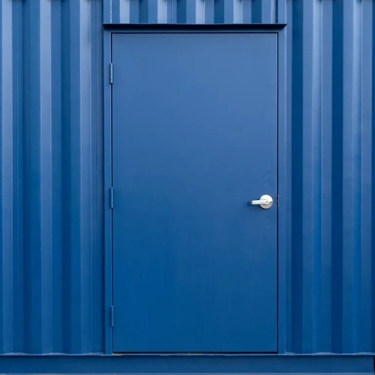 Steel man doors