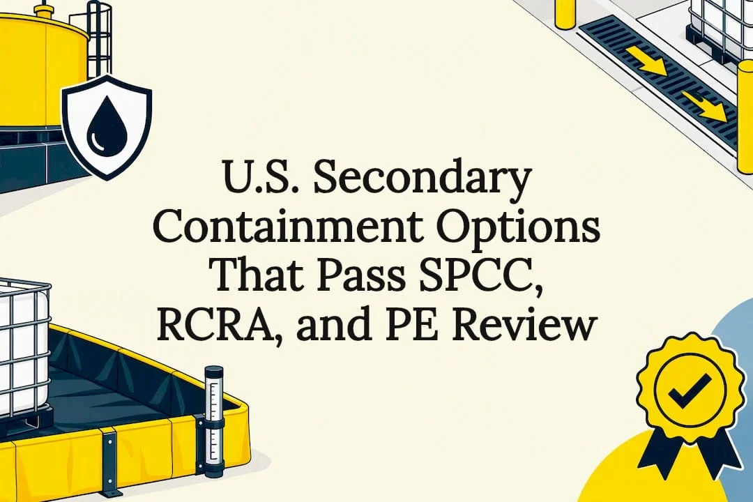 U.S. Secondary Containment Options That Pass SPCC, RCRA, and PE Review