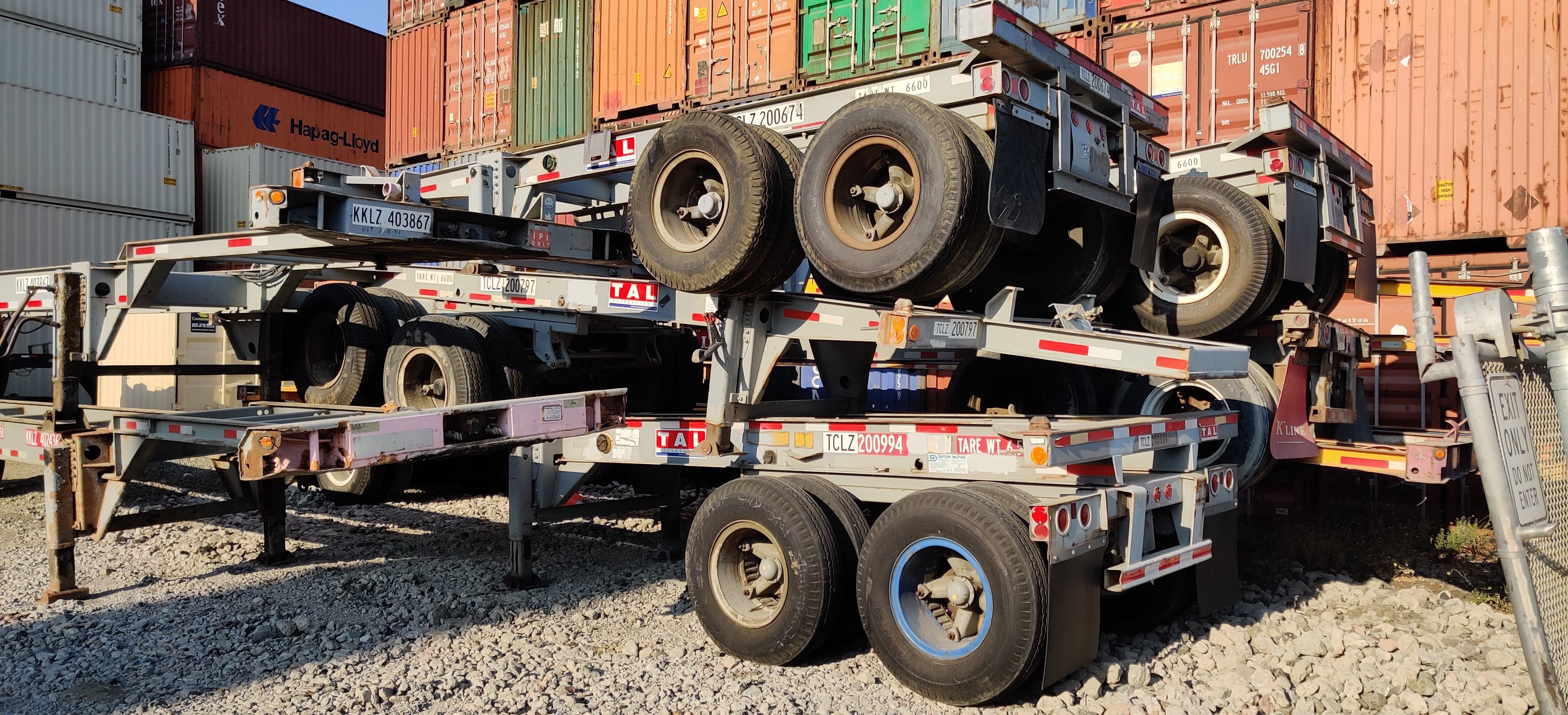 20FT Container Chassis Trailer