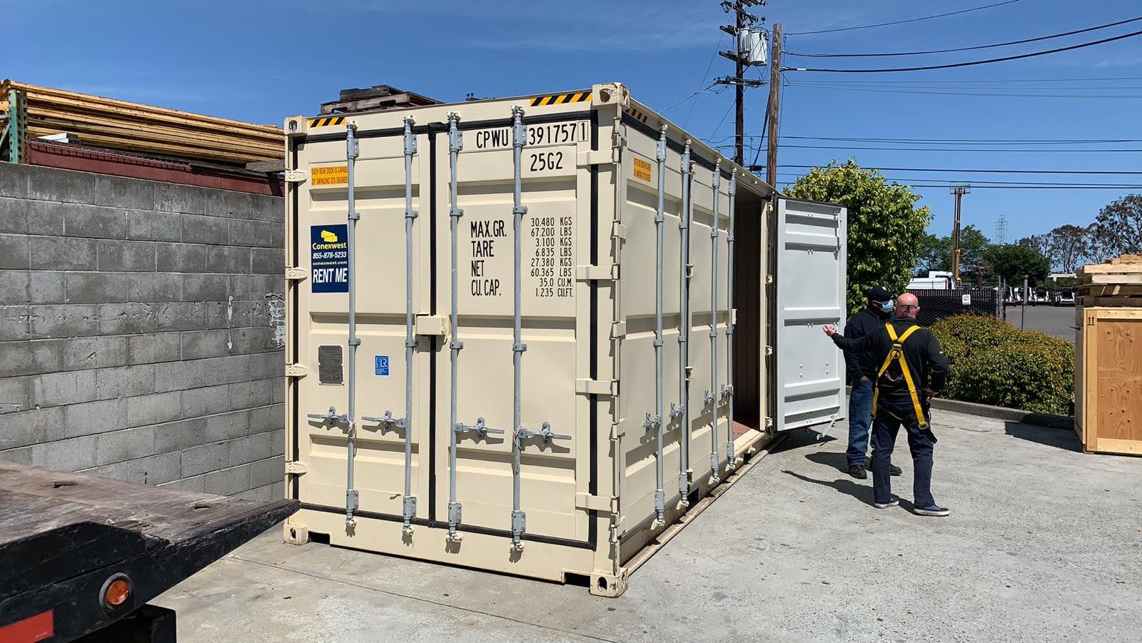 Rent 20ft open side storage containers near me | Conexwest