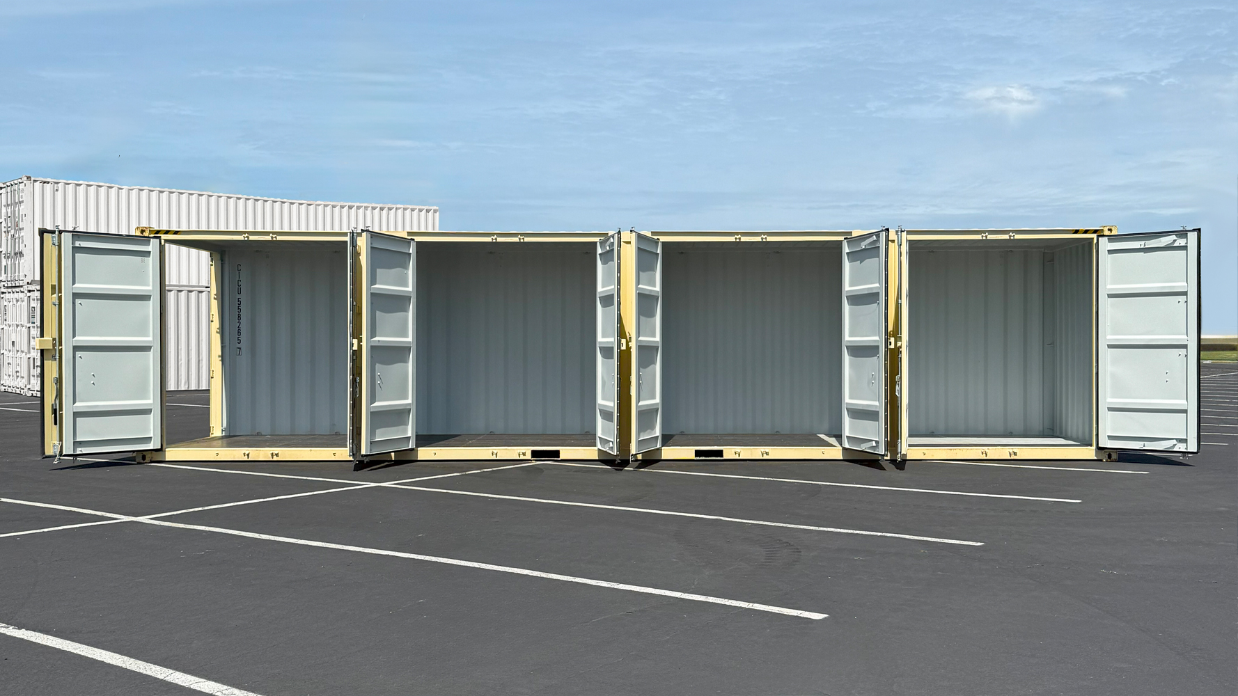 40ft New High Cube Open Side 4-Doors Shipping Container