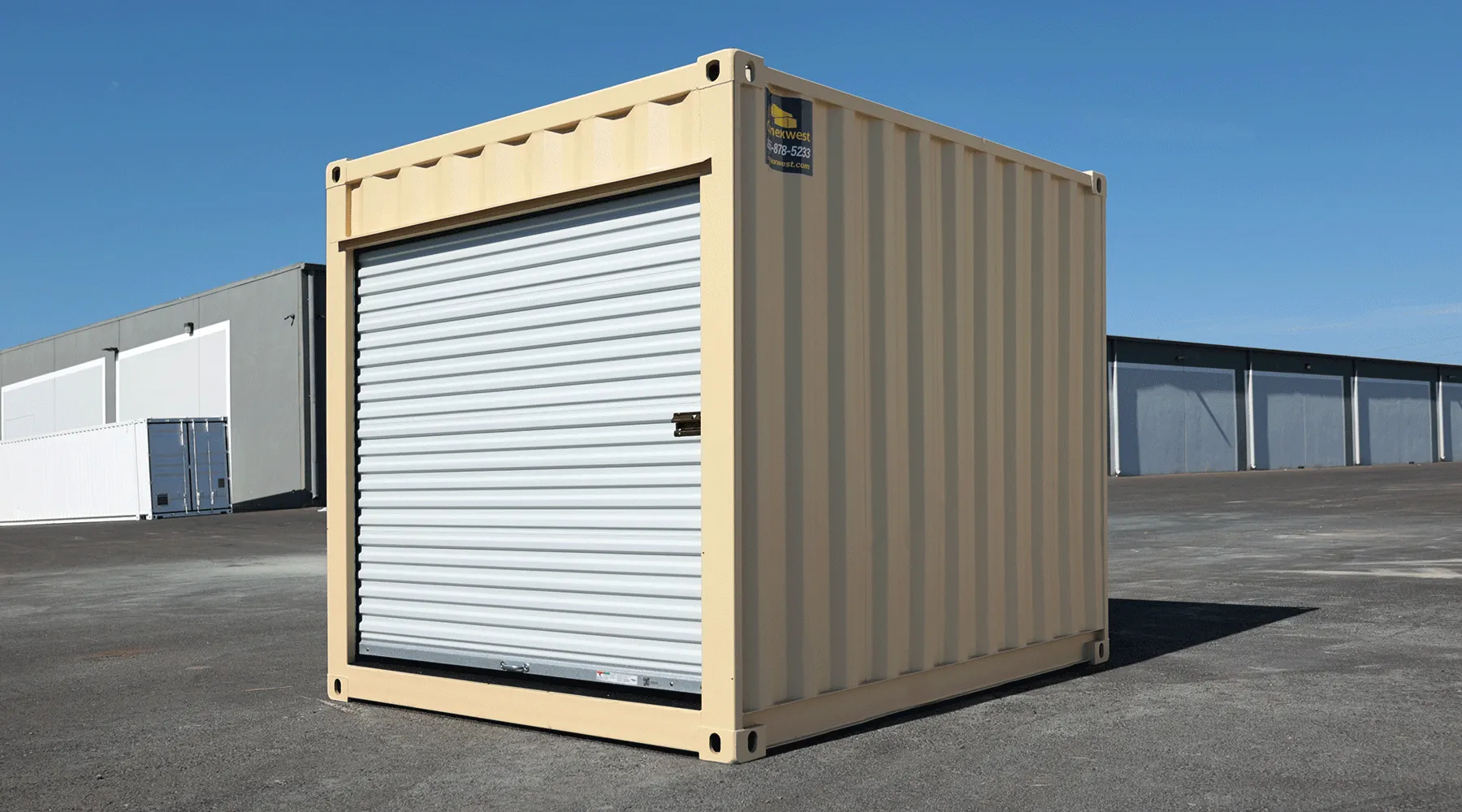 10ft New Storage Container with Roll-Up Door