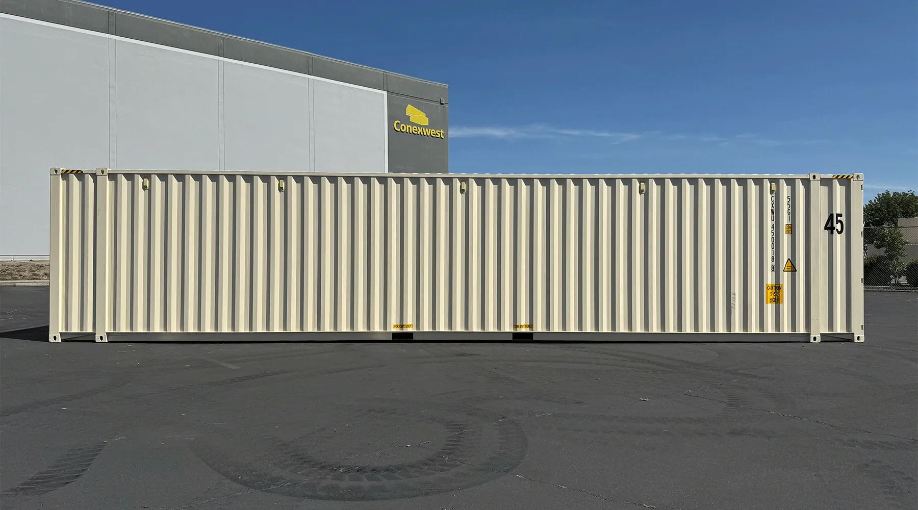 45ft New High Cube Shipping Container