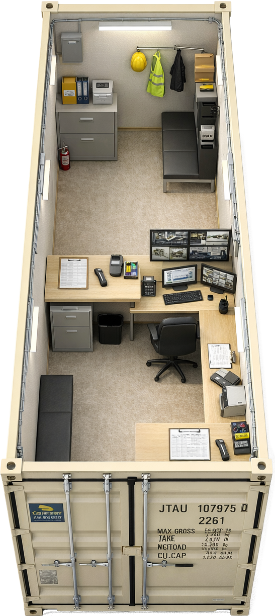 40ft New Ground Level Office Container