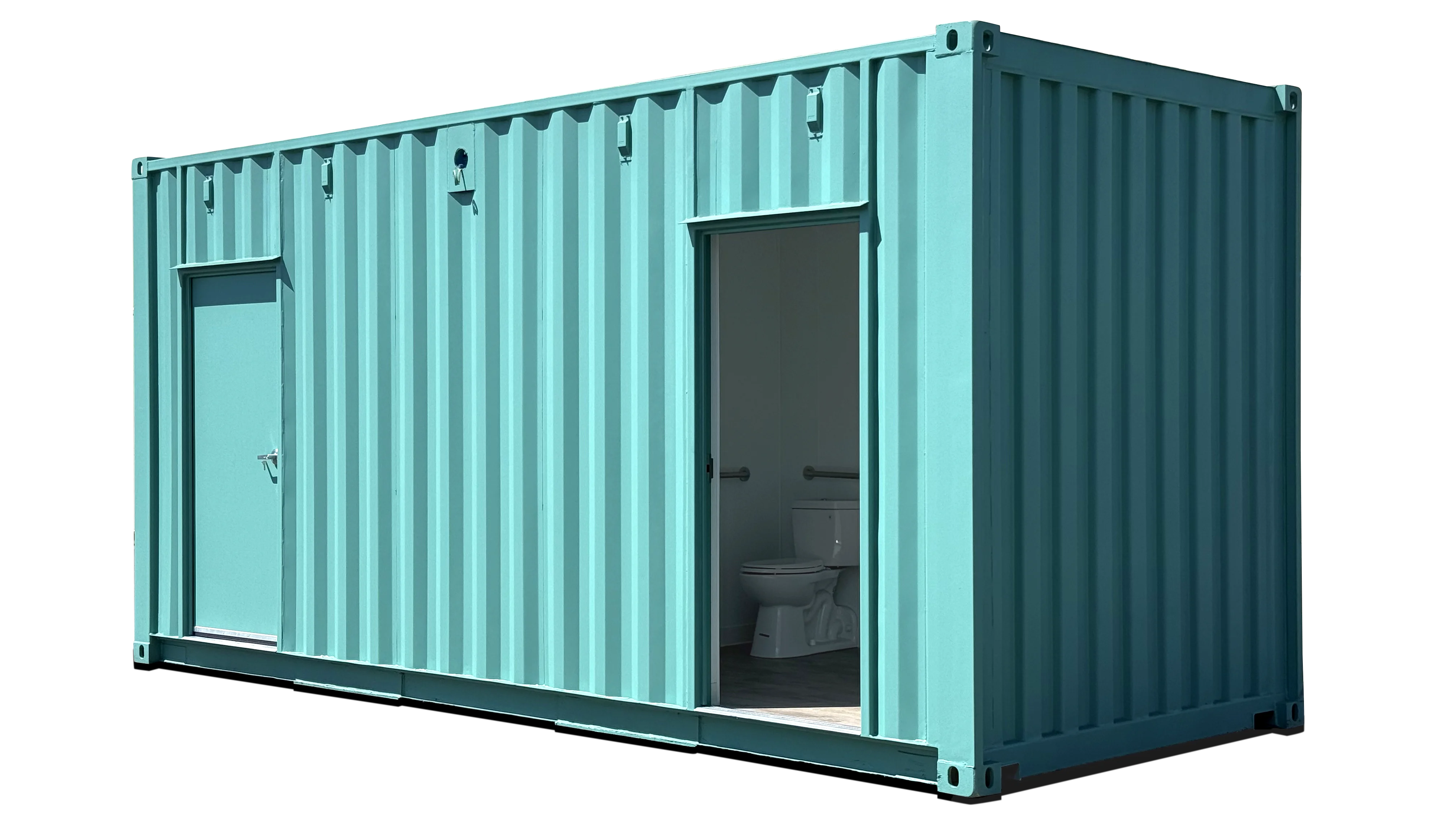 20ft High Cube New 2x ADA Restroom Container