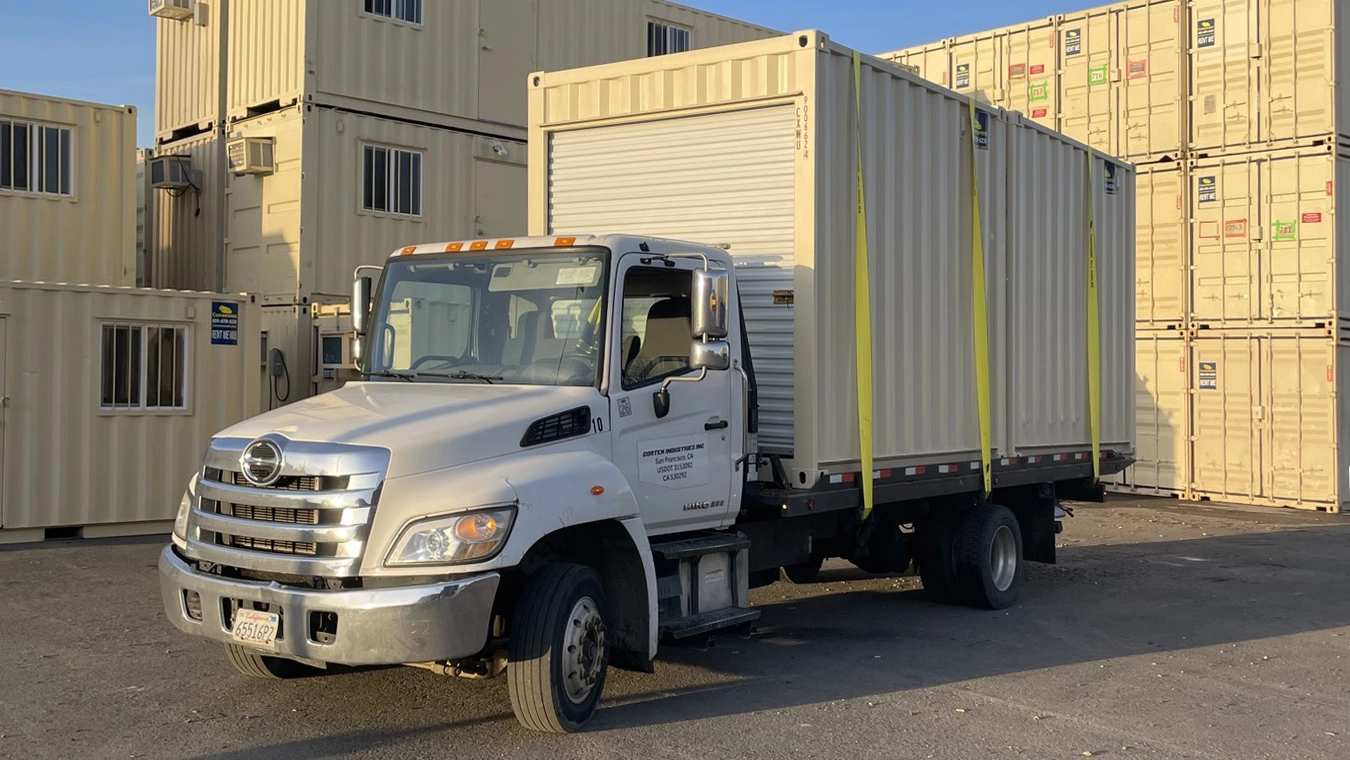 Container delivery in San Diego